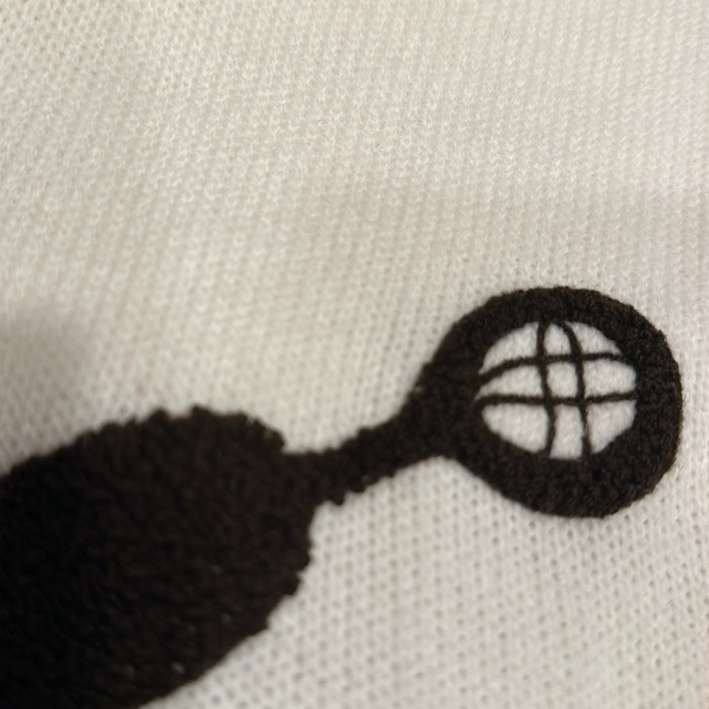 Vintage rare unisex fruit of  loom golden harvest collection sweater tennis puf - Picture 12 of 12